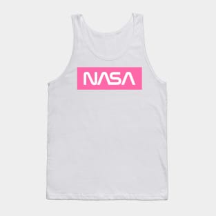 NASA Box Logo - Pink 2 Tank Top